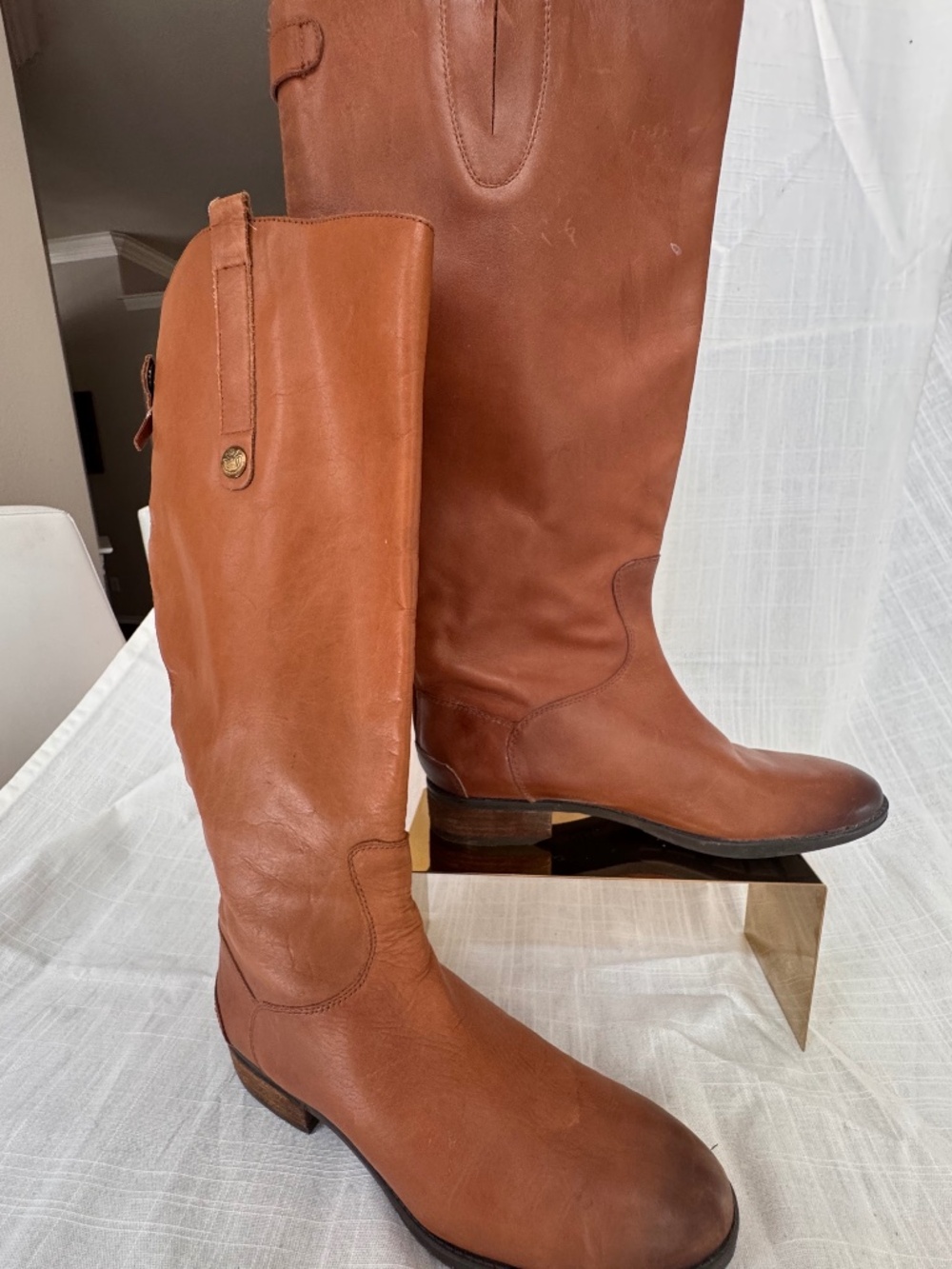 Sam Edelman Penny Leather Riding Boots Women's size 11